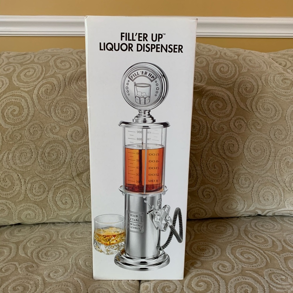 Godinger Fill’er Up Gas Pump Liquor Dispenser